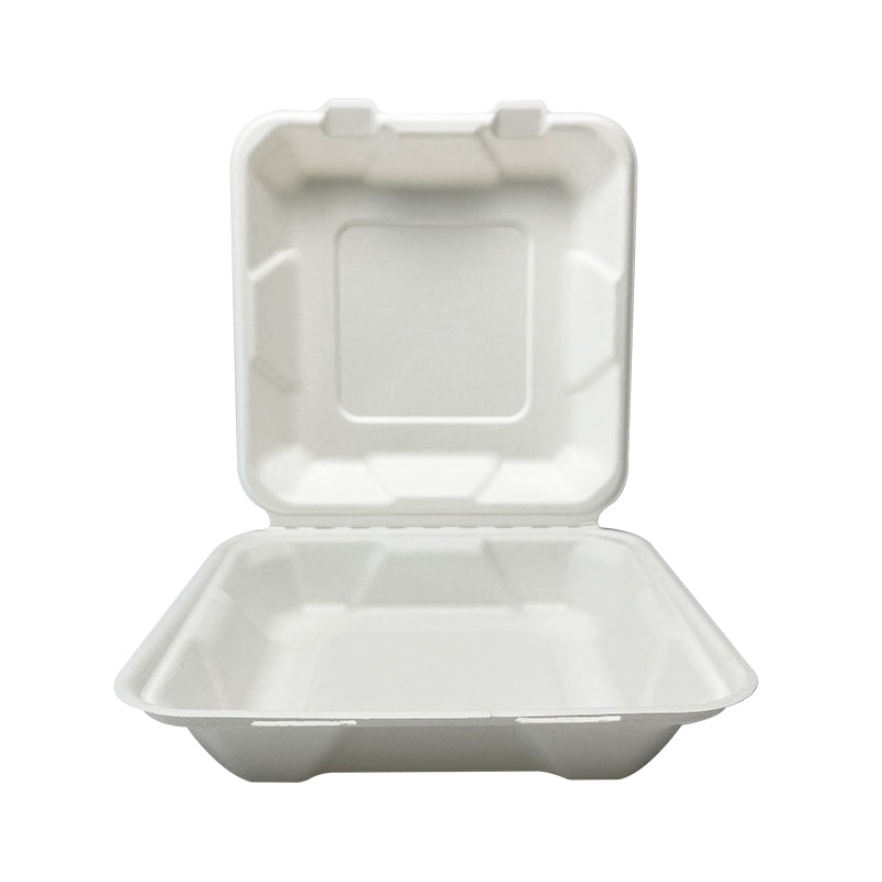 Große Menübox – 800 ml | Zuckerrohr | Großhandelverkauf | 200 Stuck/Karton